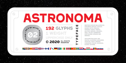Astronoma Font Poster 1