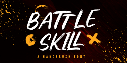 Battle Skill Font Poster 1