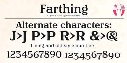 Farthing Font Poster 11