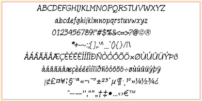 HandXpression Font Poster 3