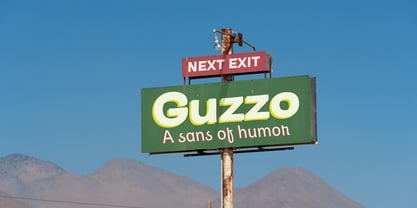 Guzzo Font Poster 8