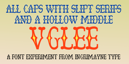 Vglee Font Poster 3