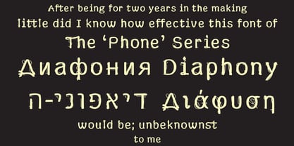 Phone Pro Hebrew Fuente Póster 14