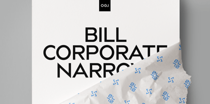 Bill Corporate Narrow Font Poster 1