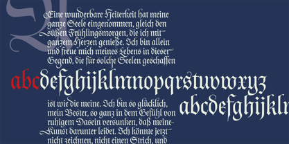 Kaiser Fraktur Font Poster 11