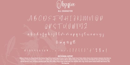 Obsessive Font Poster 6
