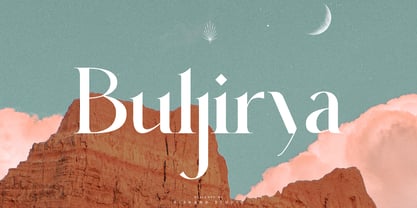 Buljirya Font Poster 1