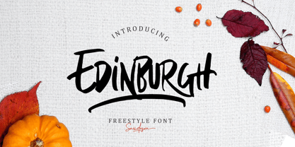 Edinburgh Font Poster 1