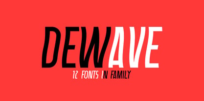Dewave Font Poster 9
