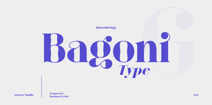Bagoni Type Font Poster 1