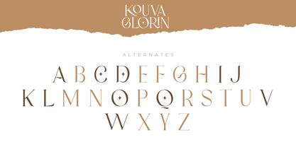 Kouva Glorin Font Poster 10