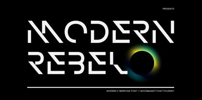 MBF Modern Rebel Font Poster 1