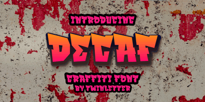 Decaf Font Poster 1