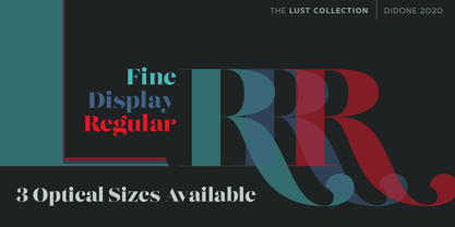 Lust Didone Font Poster 9