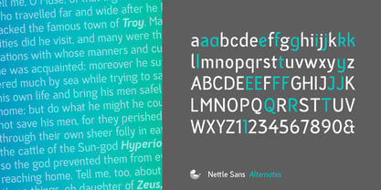 Nettle Sans Font Poster 3