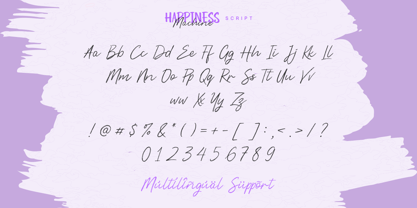 Happiness Machine Font Poster 11