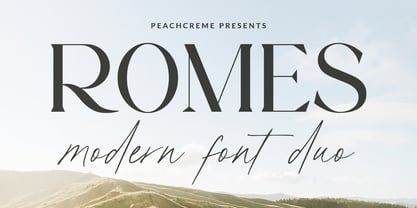 Romes Font Poster 1