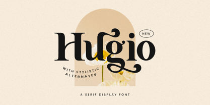 Hugio Font Poster 1