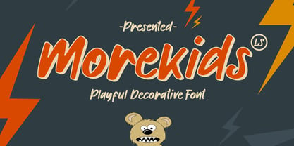 Morekids Font Poster 1