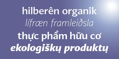Organic Pro Font Poster 13