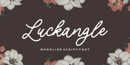 Luckangle Font Poster 1