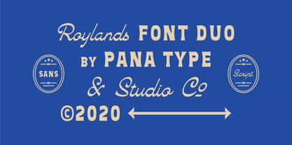 Roylands Font Duo Font Poster 2