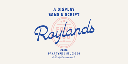 Roylands Font Duo Font Poster 1