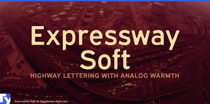 Expressway Soft Font Poster 1