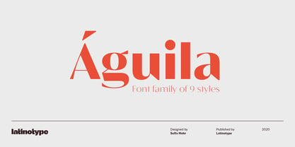 Águila Font Poster 1