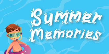 Summer Splash Font Poster 5