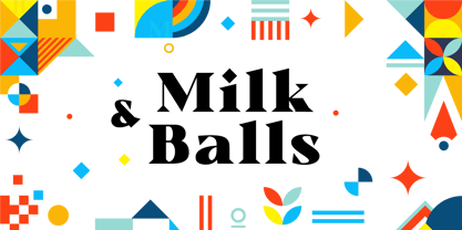 Milk and Balls Fuente Póster 1