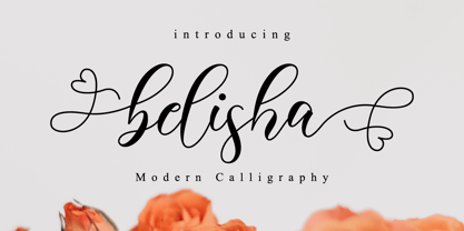 Belisha Font Poster 1