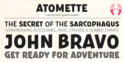 Atomette Font Poster 7