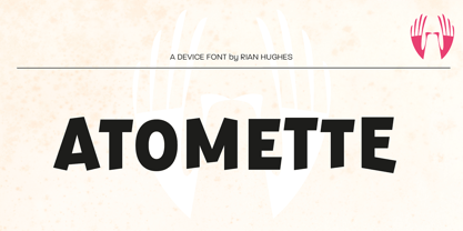 Atomette Font Poster 2