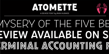 Atomette Font Poster 1
