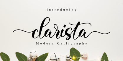 Clarista Font Poster 1