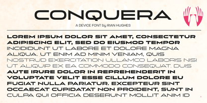 Conquera Font Poster 4