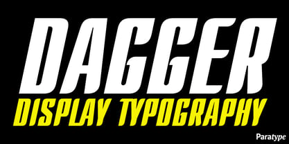 Dagger Font Poster 1