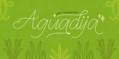 Aguadija Font Poster 1