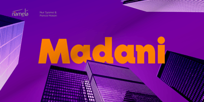 Madani Font Poster 1