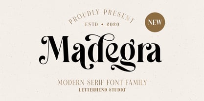 Madegra Font Poster 1