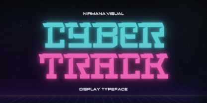 Cyber Track Font Poster 1
