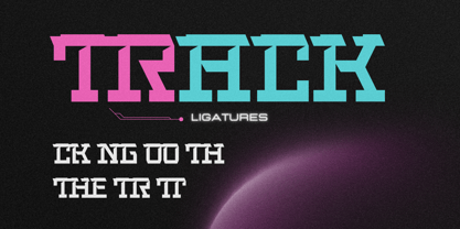 Cyber Track Font Poster 4