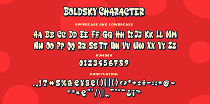 Boldsky Font Poster 7