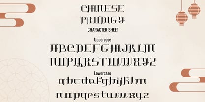 Chinese Prodigy Font Poster 7