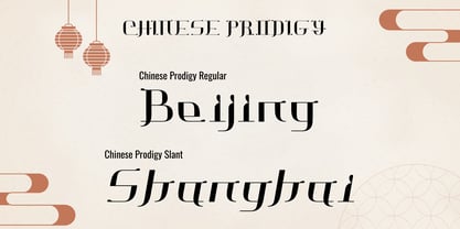 Chinese Prodigy Font Poster 9