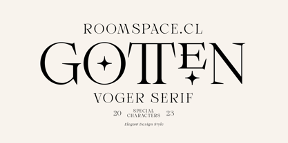 Voger Font Poster 4