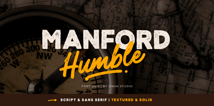 Humble Manford Font Duo Font Poster 1