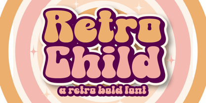 Retro Child Font Poster 1