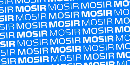 Mosir Font Poster 10